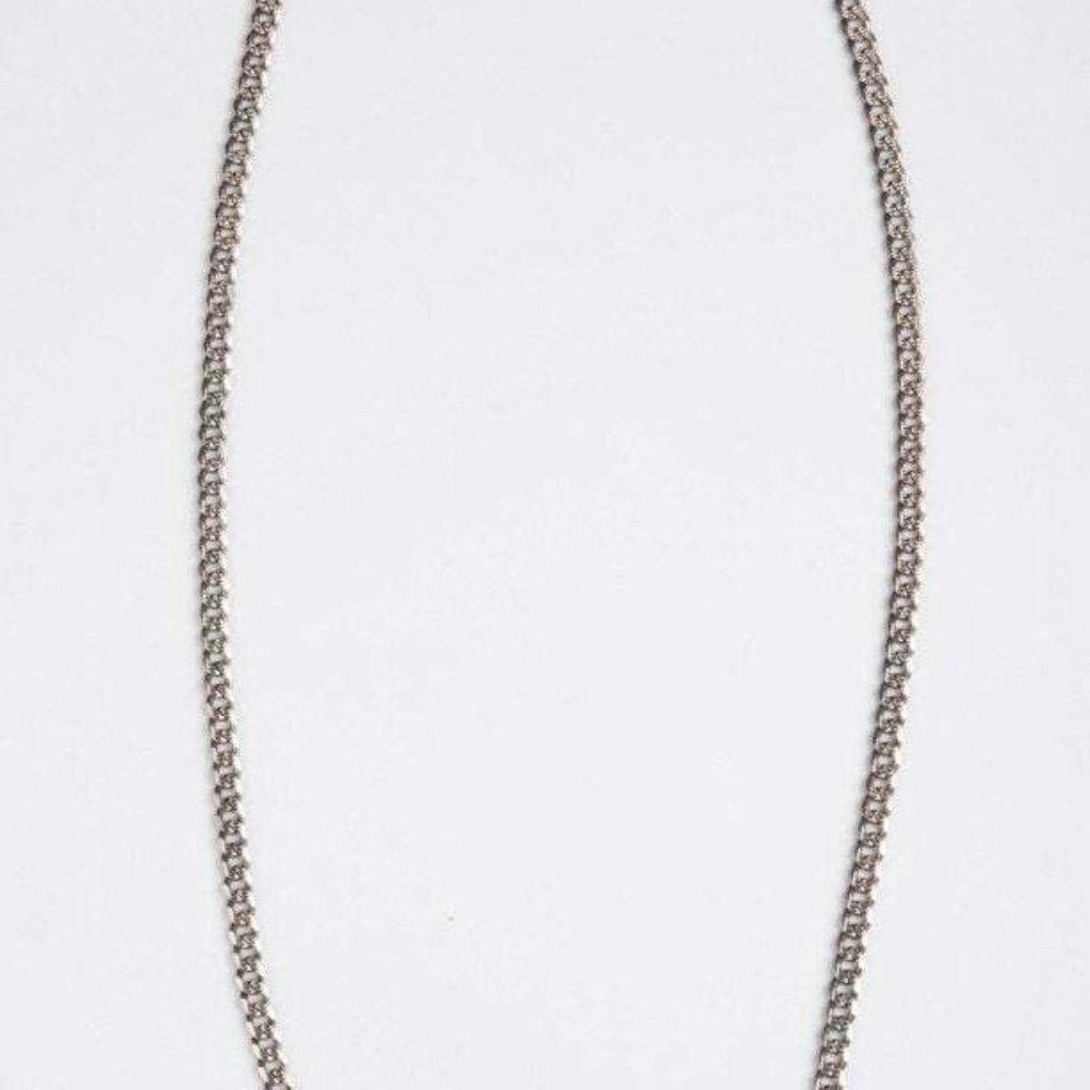 Men's Sterling Silver Curb Chain Necklace